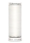 Sytråd polyester gutermann 200m 800 vit