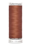 Sytråd polyester gutermann 200m 847 rödbrun