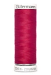 Sytråd polyester gutermann 200m 909 hallonröd