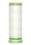 Knapphålstråd polyester Gutermann 30m 111 Naturvit