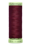 Knapphålstråd polyester Gutermann 30m 369 Vinröd