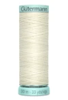 Knapphålssilke Gutermann 30m 001 naturvit