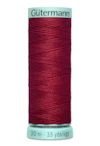 Knapphålssilke Gutermann 30m 367 mörkröd