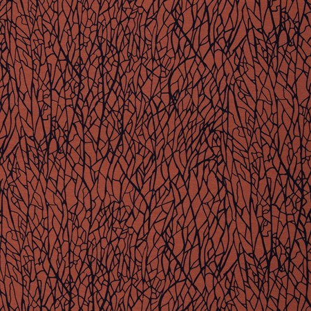 Bomullstrikå 2046 mönster rost/ svart