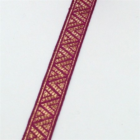 Band SR 3027A rosa/guld 1,7cm