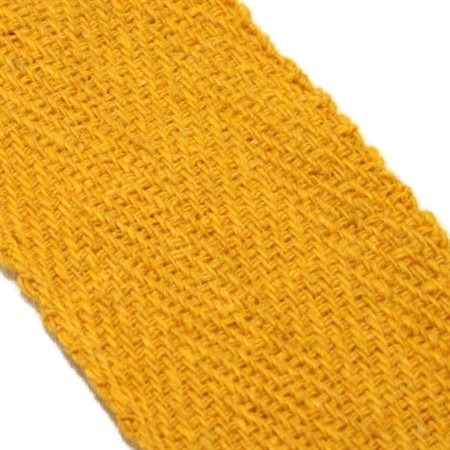gul gul vävt ylleband 5cm bred