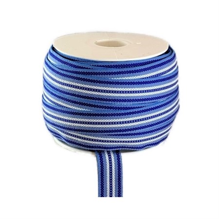 ljusblått bomullsband 15mm