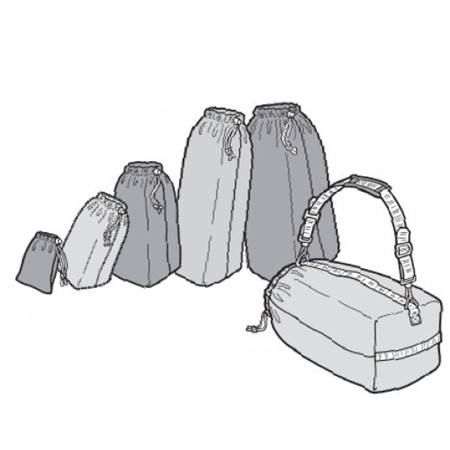 symönster påsväska säckväska olika storlekar