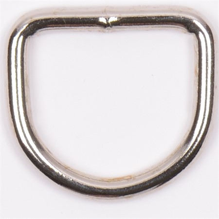 D-Ring svetsad silverfärgad metall 30mm X234