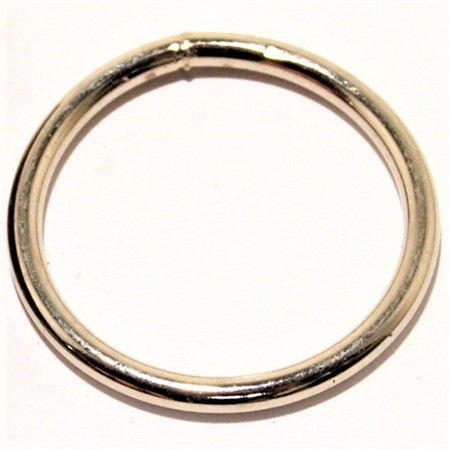 O-Ring silverfärgad metall 24mm