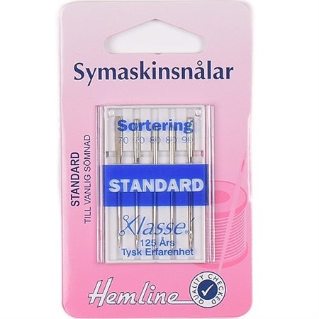 Symaskinsnålar standard stl 70-90