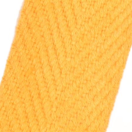 gult 10mm brett textilband i bomull på hel rulle