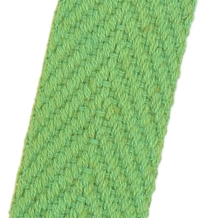 grönt vävt bomullsband