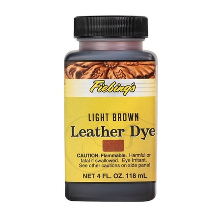 ljusbrun läderfärg Fiebing leather dye 4oz