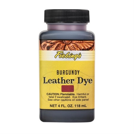 burgundy läderfärg Fiebing leather dye 4oz