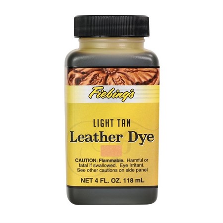 light tan läderfärg Fiebing leather dye 4oz